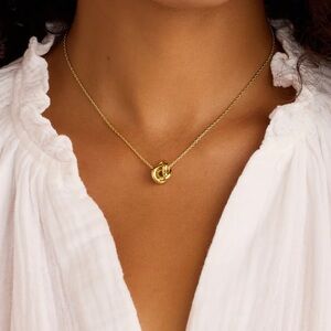 Gorjana- Infinity Knot Necklace (Gold) NWT